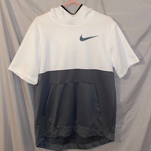 Men’s Nike short sleeve dri-fit  hoodie